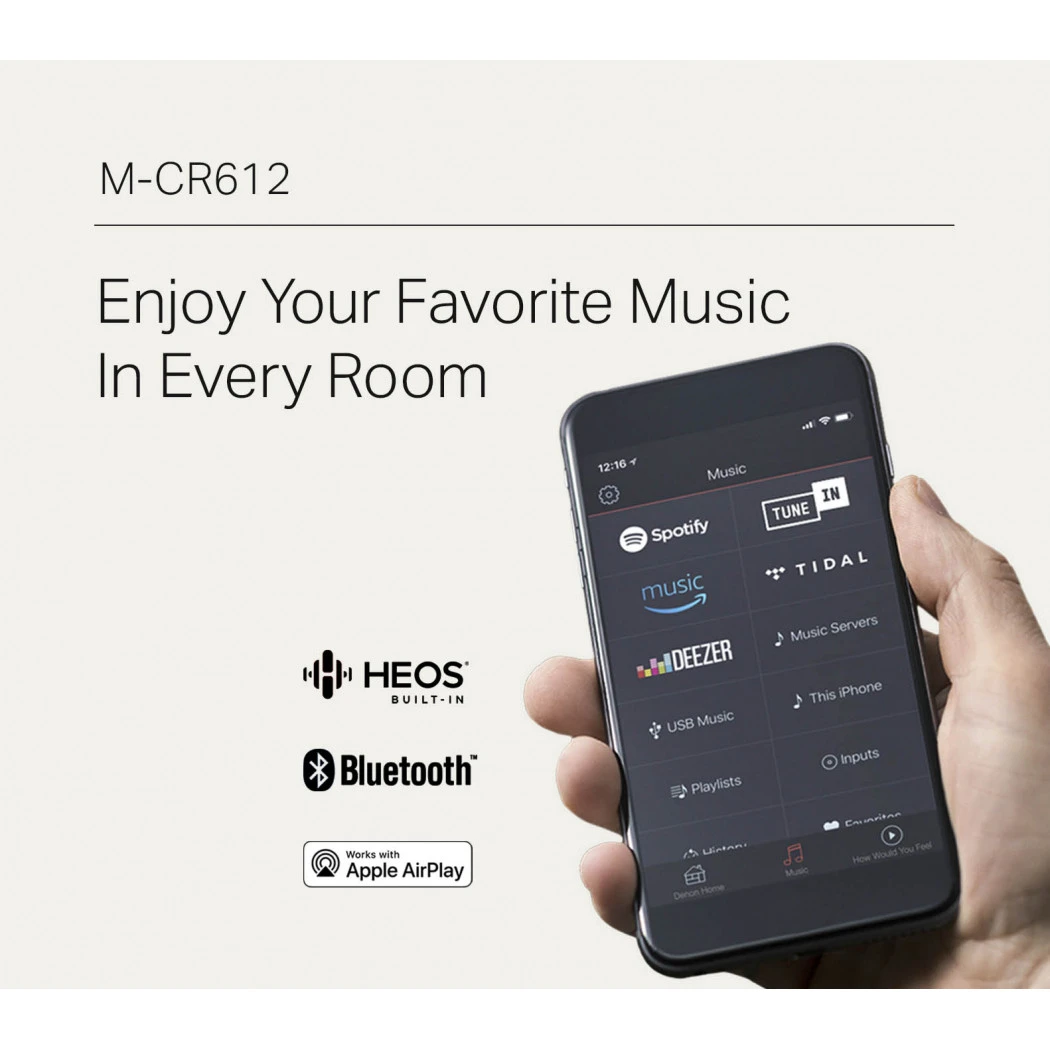 Marantz MCR612 Melody X Mini Network Receiver With CD Player 7 Marantz MCR612 Melody X Mini Network Receiver With CD Player - Image 5