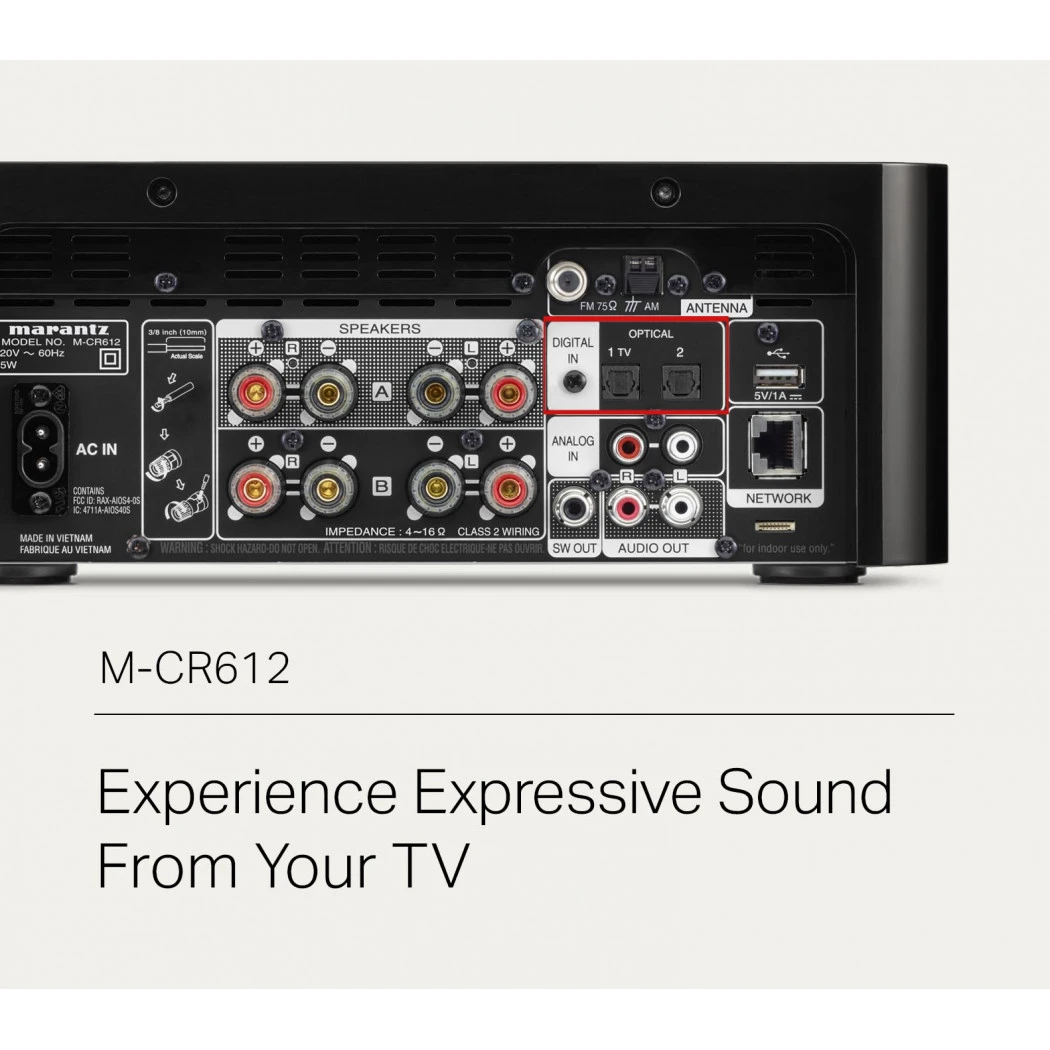 Marantz MCR612 Melody X Mini Network Receiver With CD Player 8 Marantz MCR612 Melody X Mini Network Receiver With CD Player - Image 6