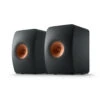 KEF LS50 Meta Bookshelf Speakers -Trendy Electronic Audio Supplies Store 20 KEF LS50Meta Carbon Black Pair Front 0920 1050x1050 1