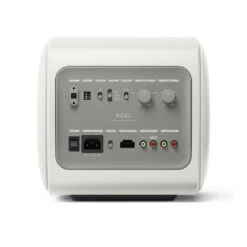 KEF KC62 Compact Powered Subwoofer -Trendy Electronic Audio Supplies Store 21 KEF KC62 MineralWhite Rear 1050x1050 1