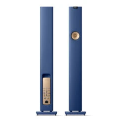 KEF LS60 Wireless Powered Floorstanding Speaker System -Trendy Electronic Audio Supplies Store 22 KEF LS60Wireless Front on pair royal blue 1050x1050 1