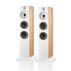 Bowers & Wilkins 603 S2 Floorstanding Speakers - WHITE ONLY -Trendy Electronic Audio Supplies Store 603 S2A Plinth Oak 1050x1050 1