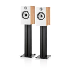 Bowers & Wilkins 606 S2 Bookshelf Speakers - OPEN BOX -Trendy Electronic Audio Supplies Store 606 S2A Stand Oak 1050x1050 1