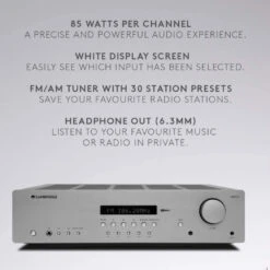 Cambridge Audio AXR85 Stereo Receiver -Trendy Electronic Audio Supplies Store AXR85 Features2 1050x1050 1