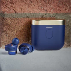 Bowers & Wilkins Pi7 S2 True Wireless Earbuds -Trendy Electronic Audio Supplies Store BW20 20Pi720S220Midnight20Blue20Buds20and20Case20Detail20 201x1 1050x1050 1