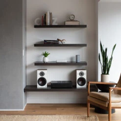 Bluesound NODE (Gen 3) — Wireless Hi-Res Streamer -Trendy Electronic Audio Supplies Store Bluesound20NODE20WHT20with20DALI20Bookshelves20and20NAD20C298 2048x2048 1050x1050 1