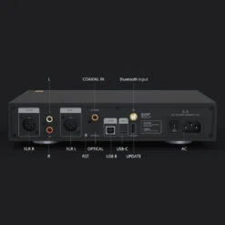 EverSolo DAC-Z8 Digital To Analog Converter With Headphone Amplifier -Trendy Electronic Audio Supplies Store DAC Z8 Rear 1050x1050 1