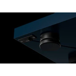 Pro-Ject Debut Carbon EVO Turntable -Trendy Electronic Audio Supplies Store Debut Carbon EVO Steel Blue DETAIL SWITCH LowKey 1050x1050 1