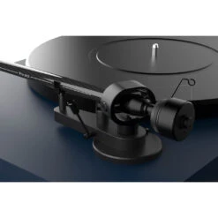 Pro-Ject Debut Carbon EVO Turntable -Trendy Electronic Audio Supplies Store Debut Carbon Evo tonearm detail steel blue cutout 1050x1050 1