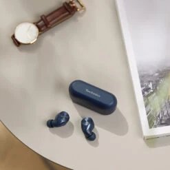 Technics EAH-AZ60M2 True Wireless Noise Cancelling Earbuds 32 Technics EAH-AZ60M2 True Wireless Noise Cancelling Earbuds -Trendy Electronic Audio Supplies Store EAH AZ60M2 blue productonly 2 1050x1050 1