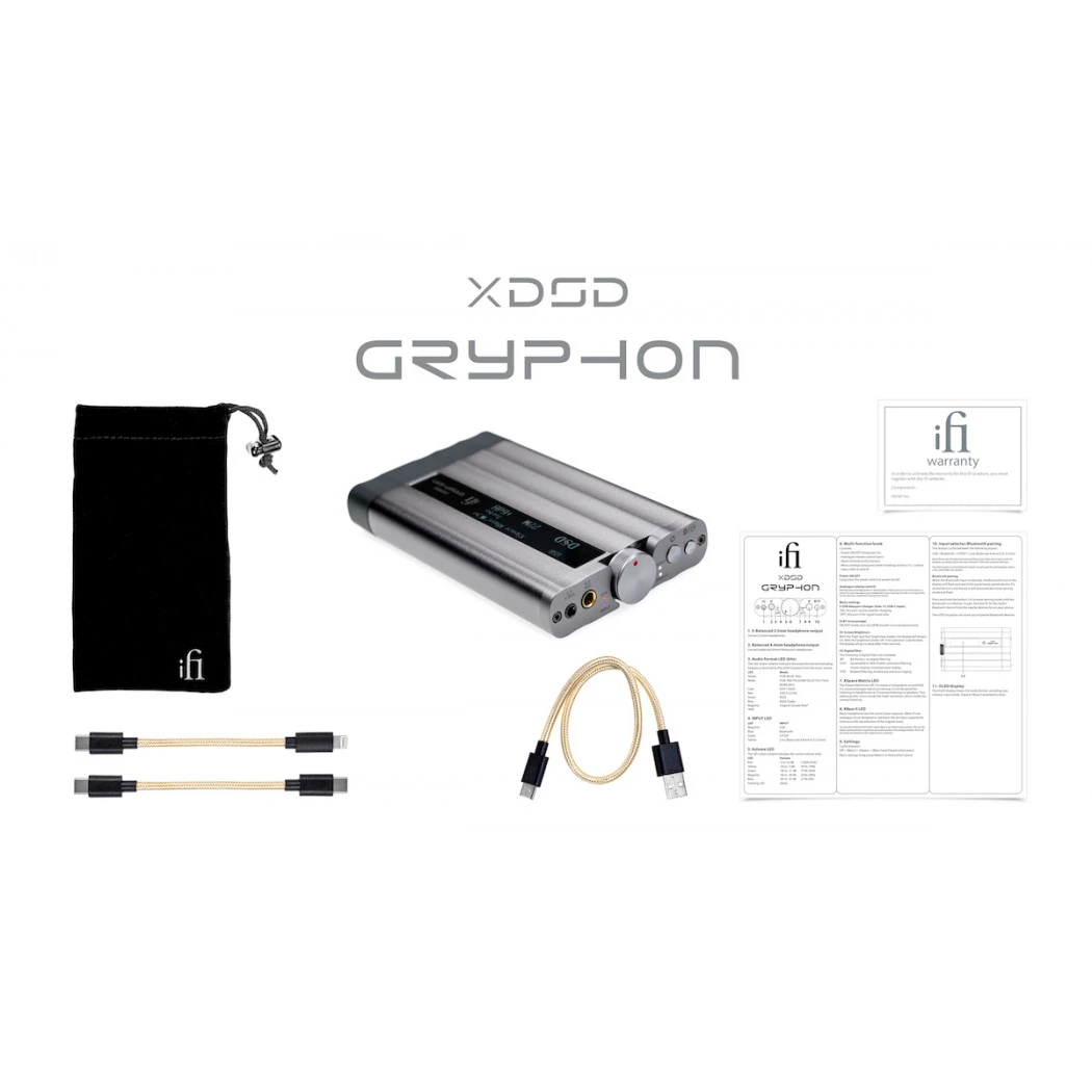IFi XDSD Gryphon — Portable Bluetooth / USB DAC And Headphone Amplifier 12 IFi XDSD Gryphon — Portable Bluetooth / USB DAC And Headphone Amplifier - Image 10