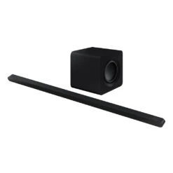 Samsung HW-S800B Ultra-Slim Soundbar With Wireless Subwoofer (Black) -Trendy Electronic Audio Supplies Store HW S800B 002 Set R Perspective Black 1050x1050 1