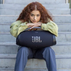 JBL Boombox 3 Portable Bluetooth Speaker -Trendy Electronic Audio Supplies Store JBL20Boombox20320Staircase 1050x1050 1