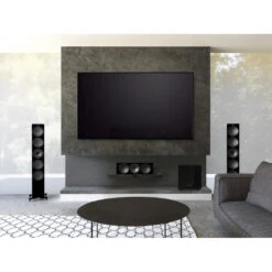 KEF KF92 Powered Subwoofer -Trendy Electronic Audio Supplies Store KEF20KF9220with20R1120Setup 1050x1050 1