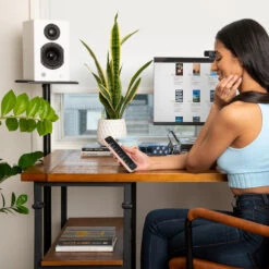 Totem KIN Play Mini V3 Powered Bookshelf Speakers -Trendy Electronic Audio Supplies Store KPM Totem 264 1050x1050 1