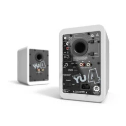 Kanto YU4 Powered Bookshelf Speakers -Trendy Electronic Audio Supplies Store Kanto YU4 Rear 1050x1050 1