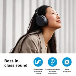 Sennheiser Momentum 4 Wireless Noise Cancelling Headphones -Trendy Electronic Audio Supplies Store M4W ATF Feature 1 Sound EN 1050x1050 1