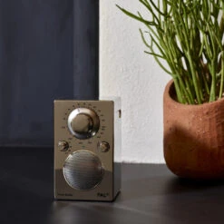 Tivoli PAL BT AM/FM Portable Radio With Bluetooth — CHROME -Trendy Electronic Audio Supplies Store Mantel PALBTCHROME 1050x1050 1