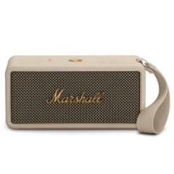 Marshall Middleton Portable Bluetooth Speaker -Trendy Electronic Audio Supplies Store Middleton Cream Front 1050x1050 1