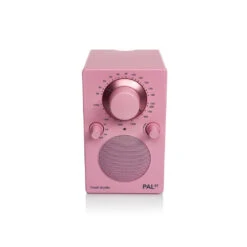 Tivoli PAL BT AM/FM Portable Radio With Bluetooth -Trendy Electronic Audio Supplies Store PALBT Pink FrontTop 1050x1050 1