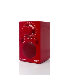 Tivoli PAL BT AM/FM Portable Radio With Bluetooth -Trendy Electronic Audio Supplies Store PALBT Red LeftSide 1050x1050 1
