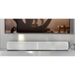 Bluesound PULSE SOUNDBAR+ Wireless Streaming Sound System - OPEN BOX -Trendy Electronic Audio Supplies Store PULSE SOUNDBAR LifestyleImageV2 WHT 1024x512px 1050x1050 1