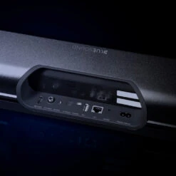 Bluesound PULSE SOUNDBAR+ Wireless Streaming Sound System - OPEN BOX -Trendy Electronic Audio Supplies Store PULSE SOUNDBAR RearPanelDetail Blue 1080x1080px 1050x1050 1