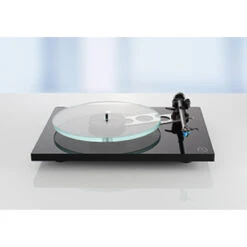Rega Planar 3 Turntable With Elys Cartridge -Trendy Electronic Audio Supplies Store Planar20320BLACK20front20view20lifestyle20back2031020x20310 1050x1050 2