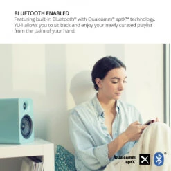 Kanto YU4 Powered Bookshelf Speakers -Trendy Electronic Audio Supplies Store YU4MB AM IMG05 Bluetooth 1050x1050 1