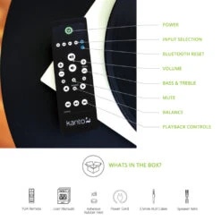 Kanto YU4 Powered Bookshelf Speakers -Trendy Electronic Audio Supplies Store YU4MB AM IMG06 Remote 1050x1050 1