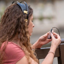 IFi GO Blu — Portable Bluetooth DAC And Headphone Amplifier -Trendy Electronic Audio Supplies Store iFi GO blue DSC08138 1050x1050 1