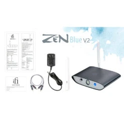 IFi ZEN Blue V2 — Bluetooth Receiver / DAC 15 IFi ZEN Blue V2 — Bluetooth Receiver / DAC -Trendy Electronic Audio Supplies Store iFi Whatsinthebox ZenBlue V2 01 1050x1050 1